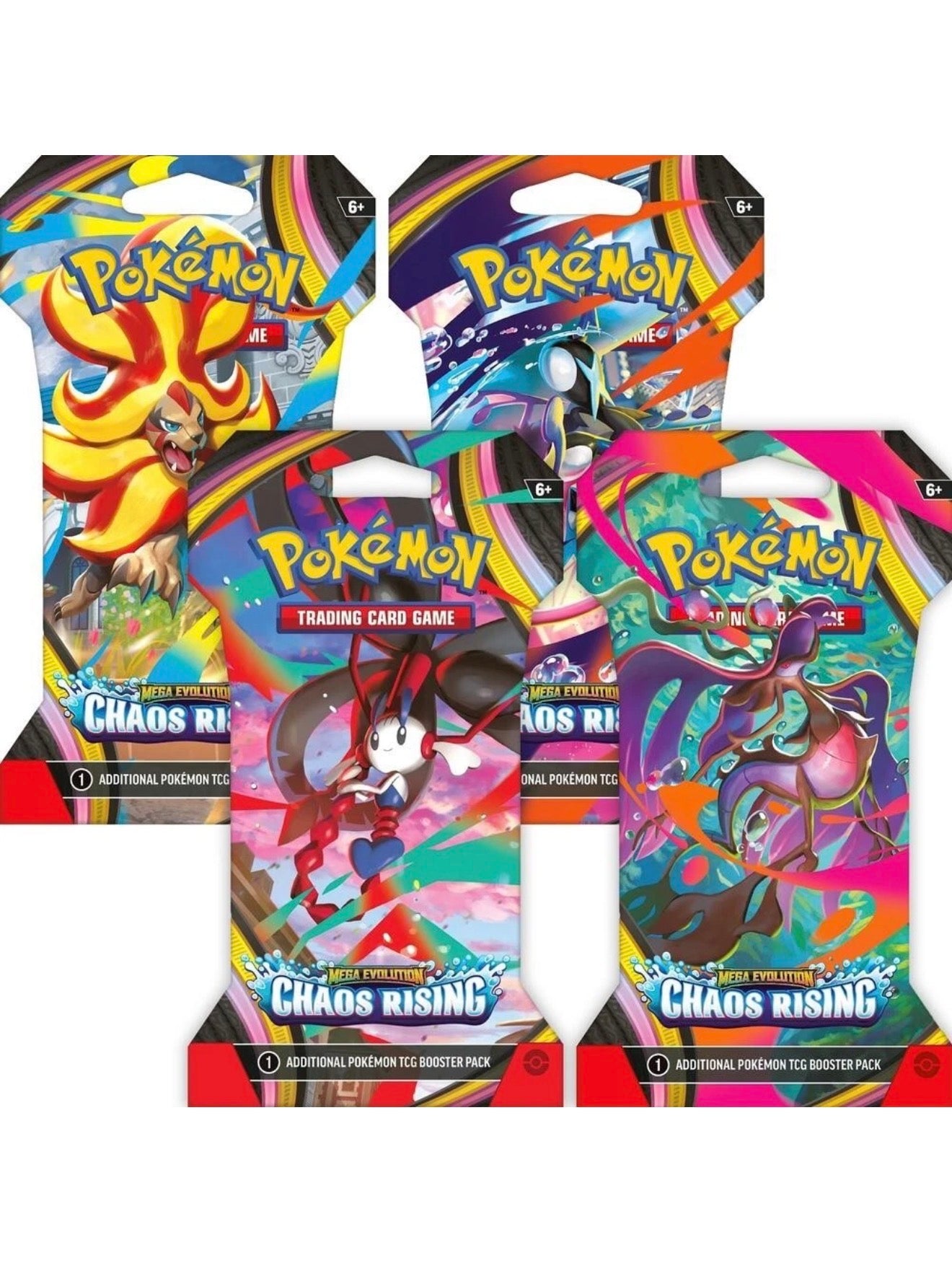 Pokémon TCG: Chaos Rising Booster Sleeves Sleeve Art Is Random – Pokemon Philly