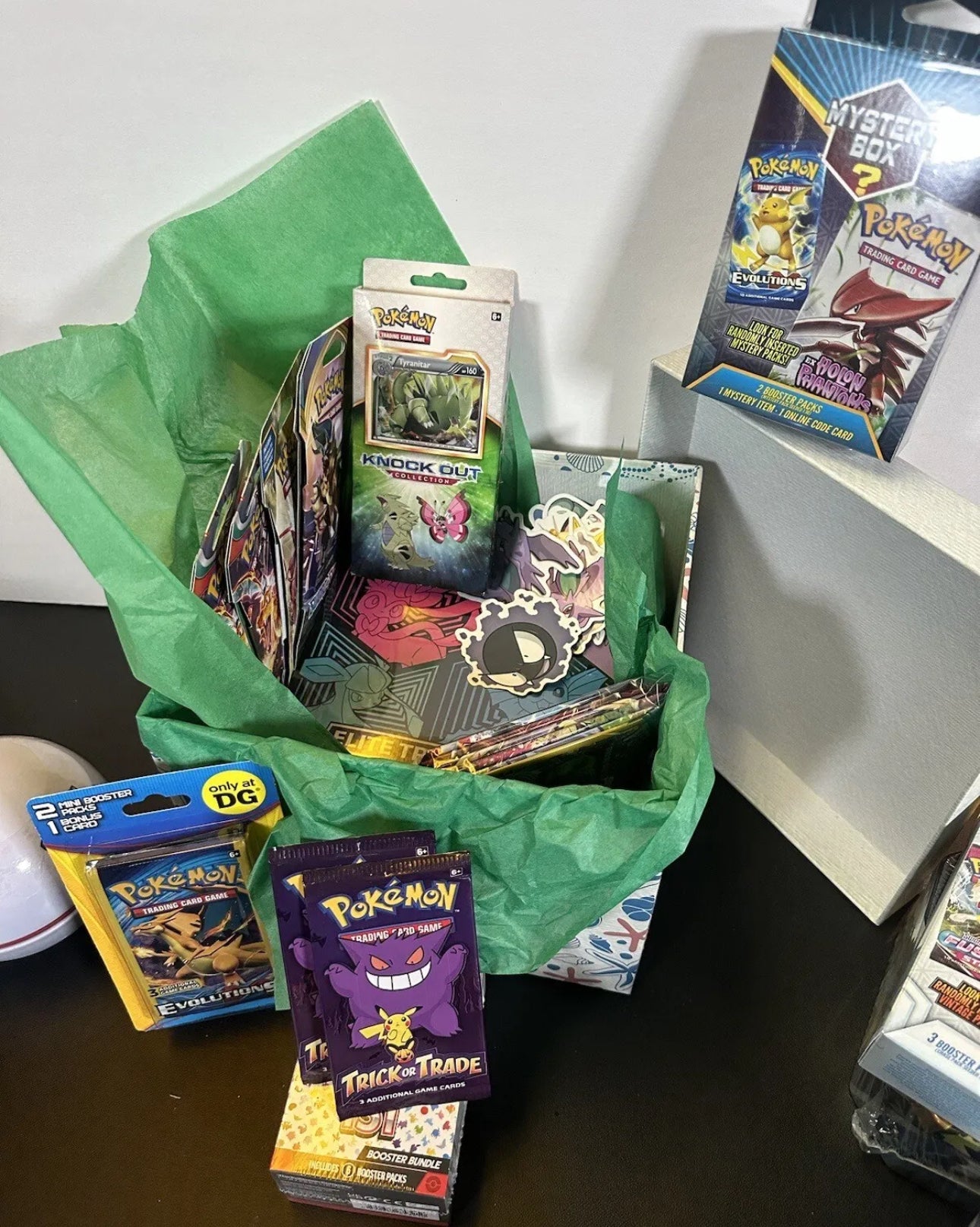 Poke Medium Vintage/Modern Mystery Box with Singles, Packs, Boxes and More!!!