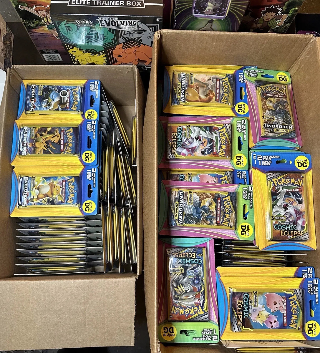 Poke Medium Vintage/Modern Mystery Box with Singles, Packs, Boxes and More!!!
