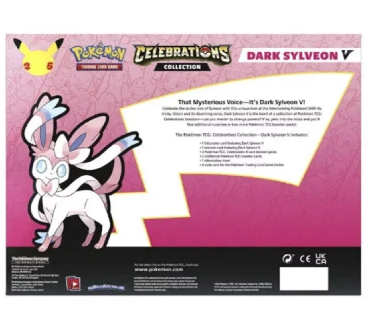 Pokémon TCG: Celebrations Collection Box Dark Sylveon V