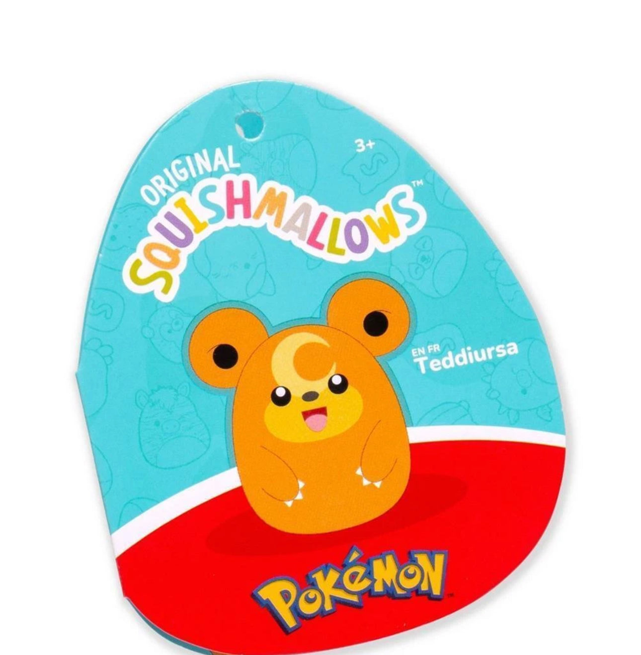 Squishmallows Pokemon 10 inch Teddiursa -Ultra Soft Stuffed Plush Toy