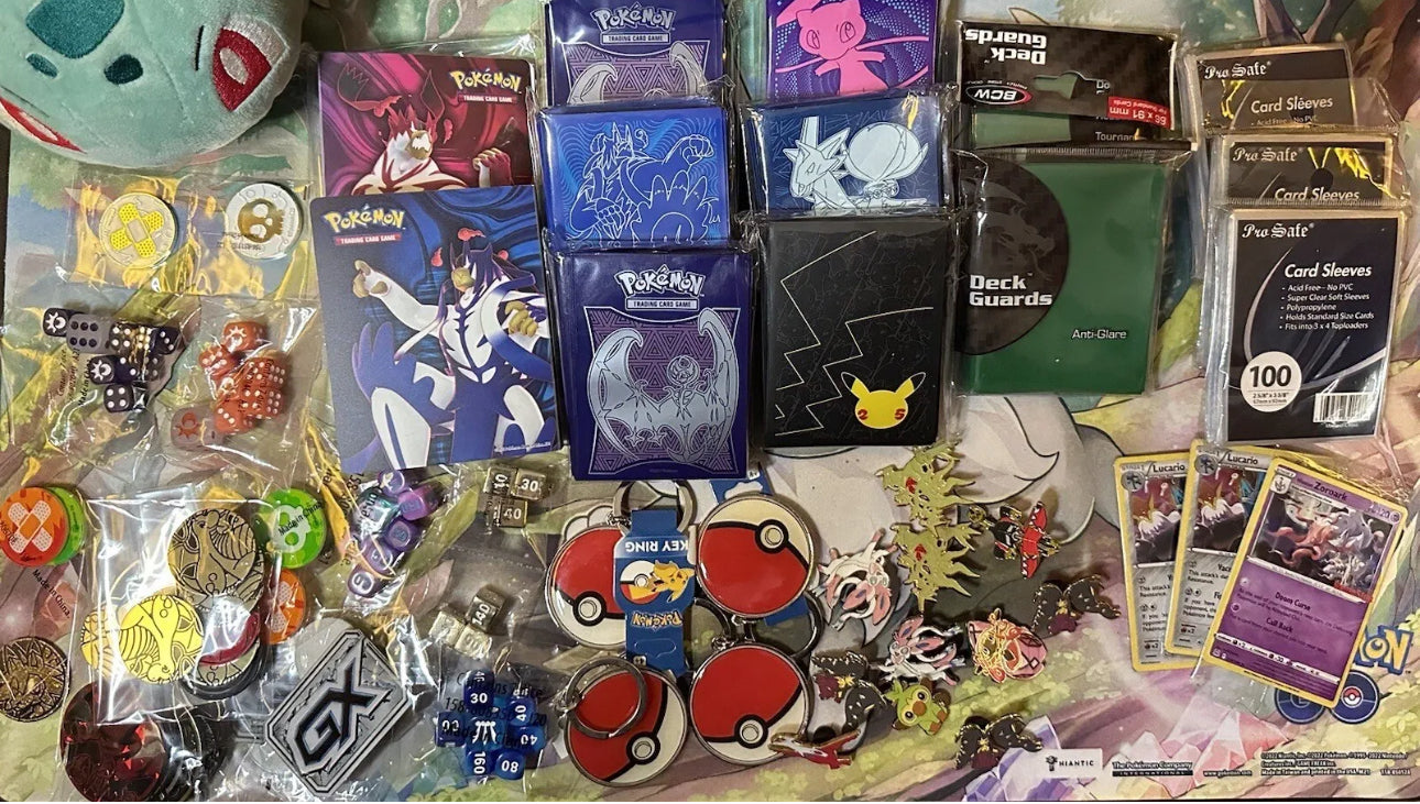Poke Medium Vintage/Modern Mystery Box with Singles, Packs, Boxes and More!!!