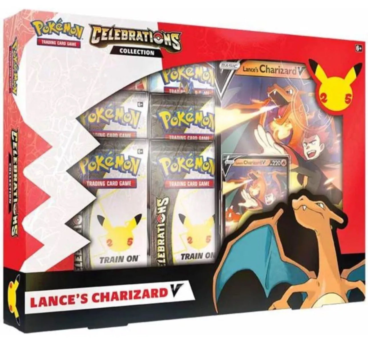 Pokémon TCG Celebrations Collection Lance's Charizard V Box