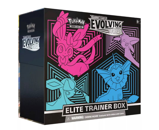 Pokemon TCG Evolving Skies Elite Trainer Box ETB Factory Sealed