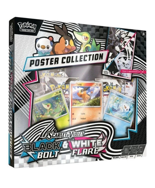 Black Bolt And White Flare Unova Poster Collection Box
