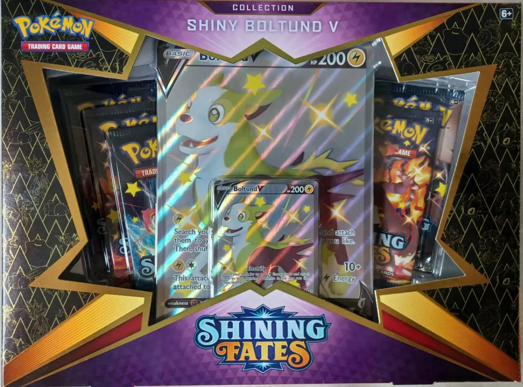 Pokemon TCG Shiny Boltund V Collection Factory Sealed