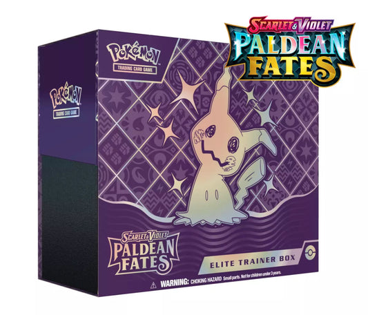 Pokemon TCG PALDEAN FATES Elite Trainer Box ETB NEW Sealed