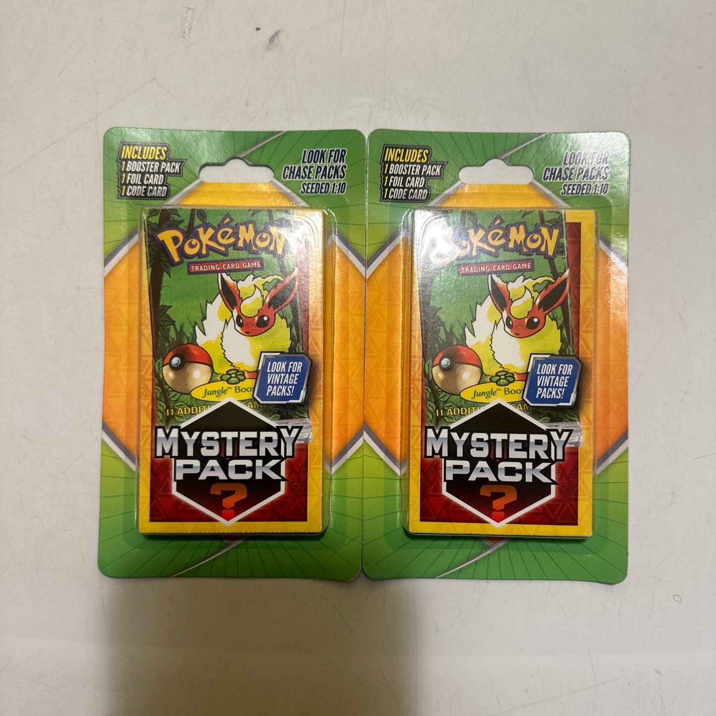 2 Packs Of Pokemon Mystery Pack Walgreens Seeded 1:10 POSSIBLE JUNGLE Pokemon Philly 2 Packs Of Pokemon Mystery Pack Walgreens Seeded 1:10 POSSIBLE JUNGLE Pokemon Philly