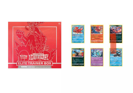 Pokemon Sword & Shield Red Battle Styles Elite Trainer Box sealed samsclub exclusive